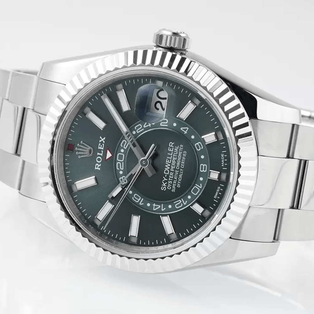 롤렉스 스카이드웰러 그린 다이얼 SS 오이스터 브레이슬릿 42mm 326934