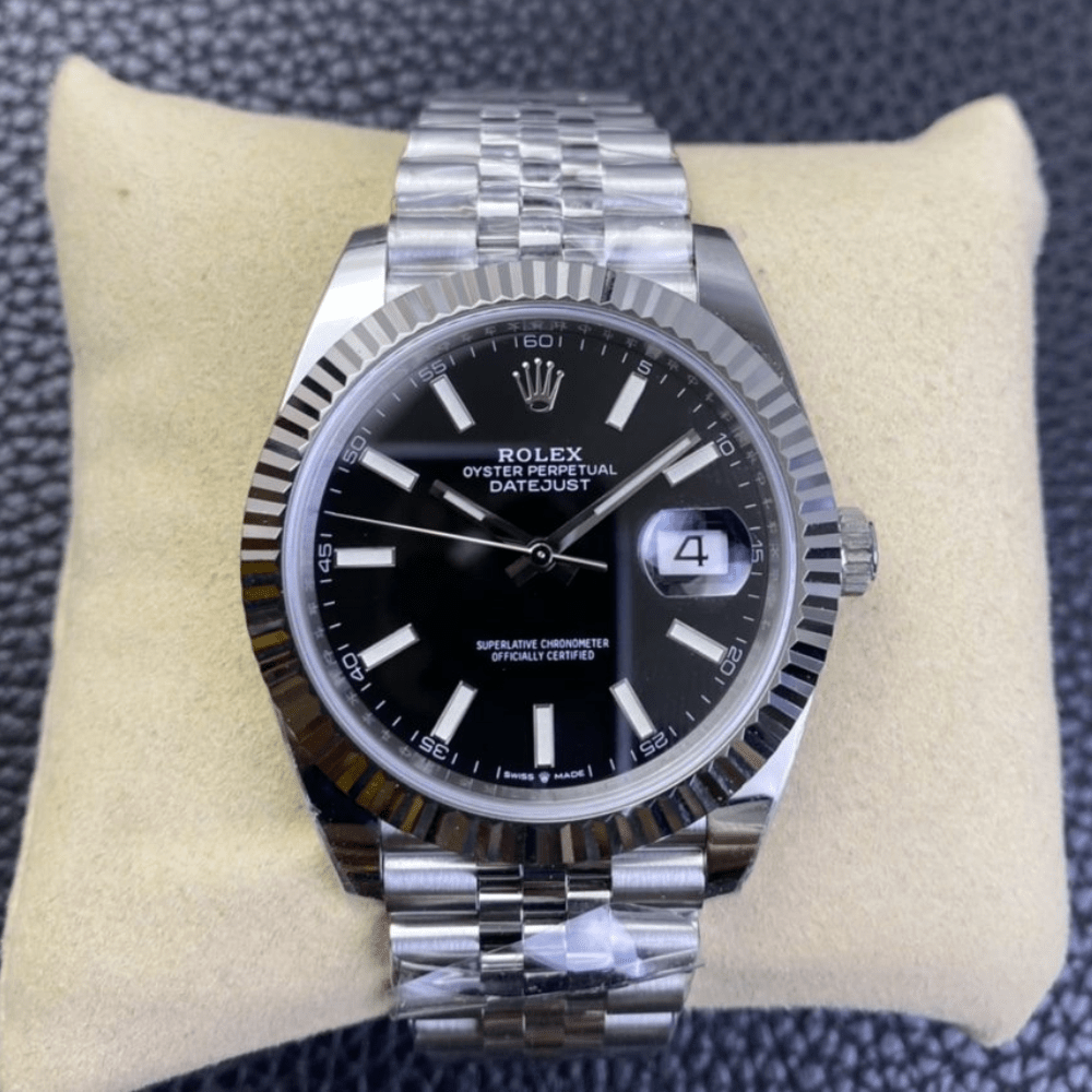 롤렉스 데이저스트 검판 다이얼 바인덱스 SS 쥬빌레 41mm 126334