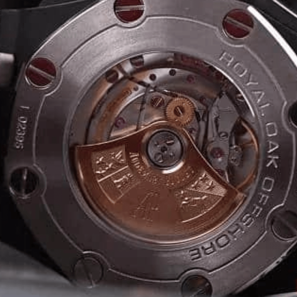 오데마피게 로얄오크 오프쇼어 다이버 블랙 세라믹 러버 스트랩 42mm 15707