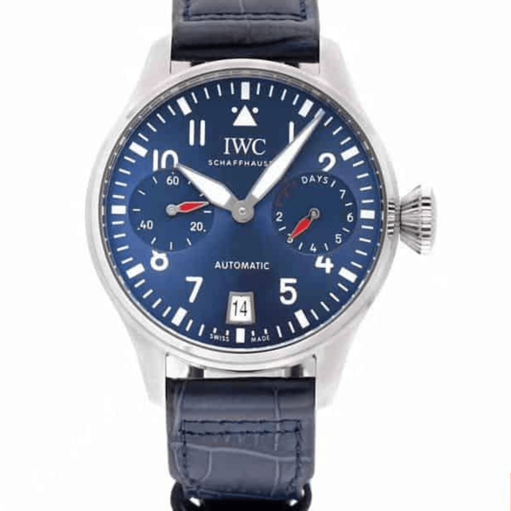 IWC 에어 마스터(빅 파일럿) 런던 스페셜 에디션 레더 스트랩 46mm IW501008