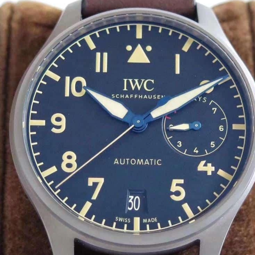IWC 빅 파일럿 헤리티지 티타늄 레더 스트랩 46mm IW501004