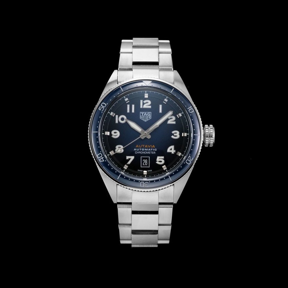태그호이어 오타비아 시리즈 스틸 네이비 베젤 40mm WBE5116.EB0173