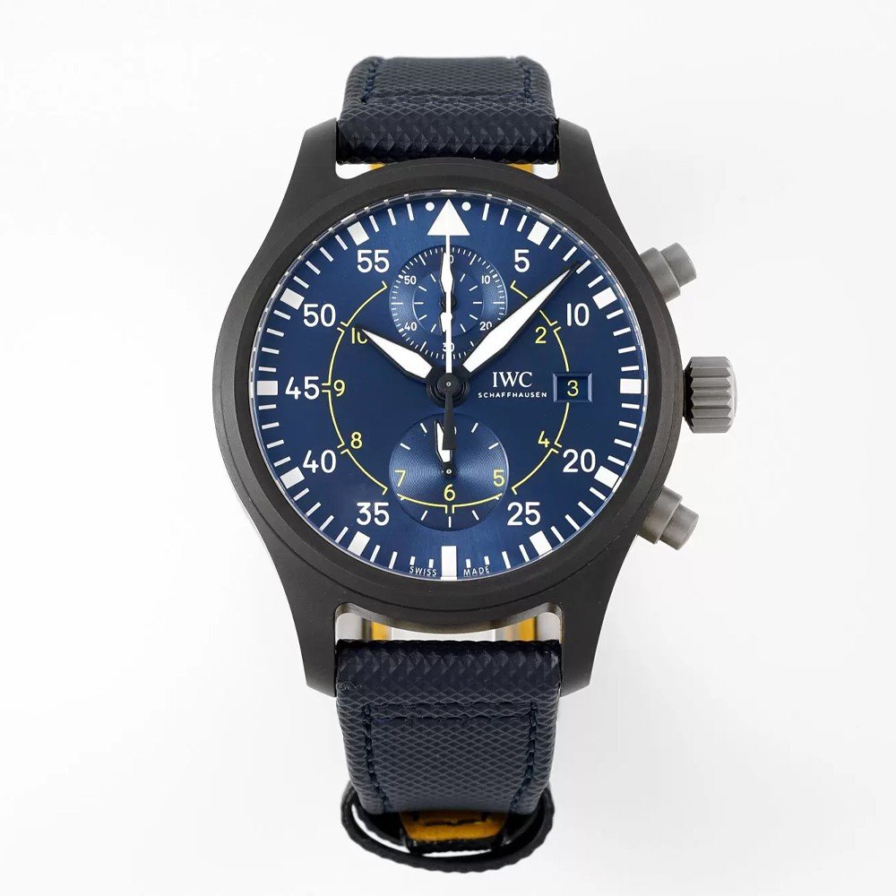 IWC 파일럿 플라이백 크로노그래프 블루 엔젤스 스페셜 에디션 나일론 스트랩 44mm IW389008