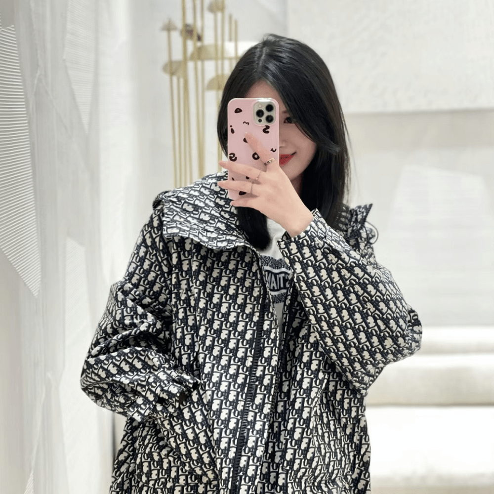 디올 23FW 오블리크 후드 집업 자켓