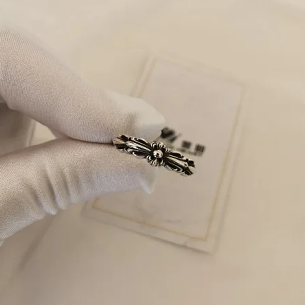 크롬하츠 미니 플라워 링