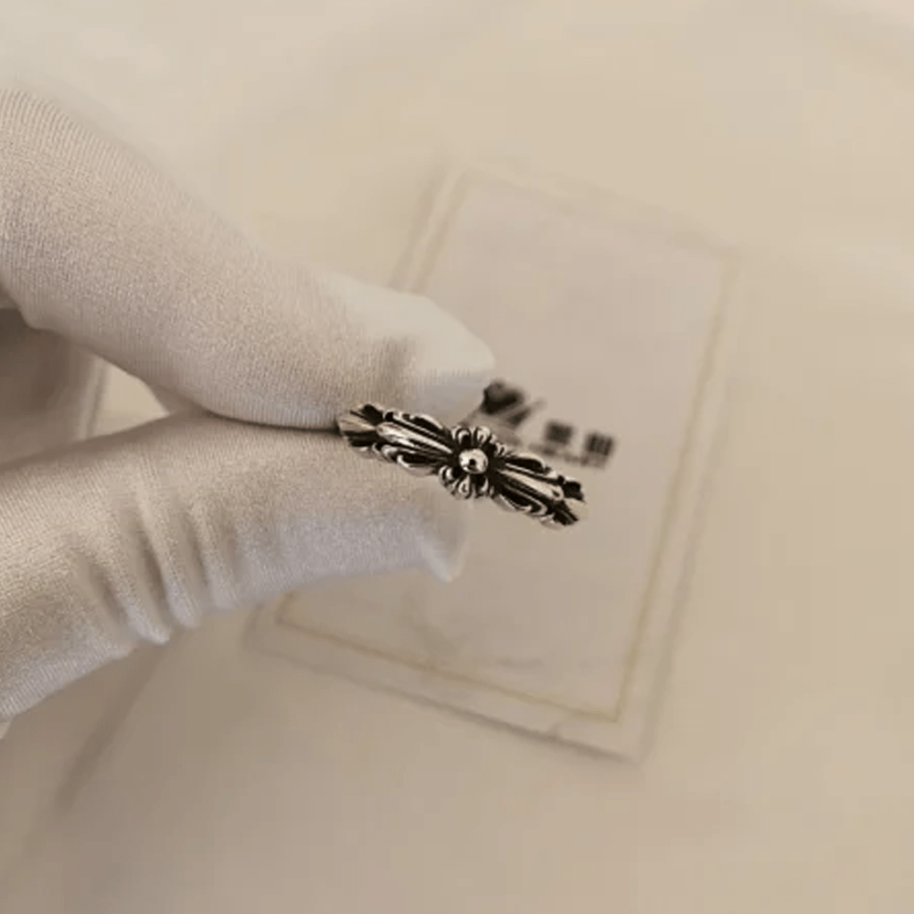 크롬하츠 미니 플라워 링