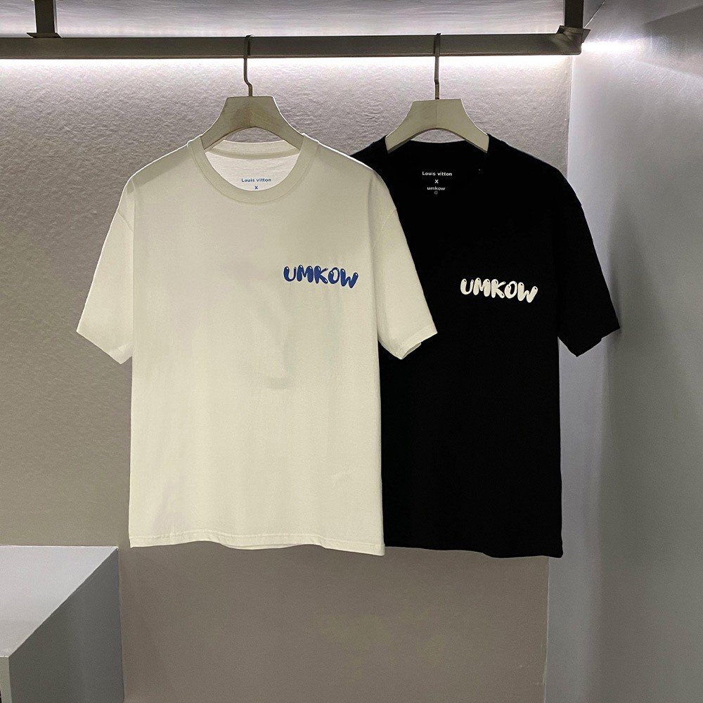 루이비통 24SS 버질 폼 프린팅 반팔 티셔츠