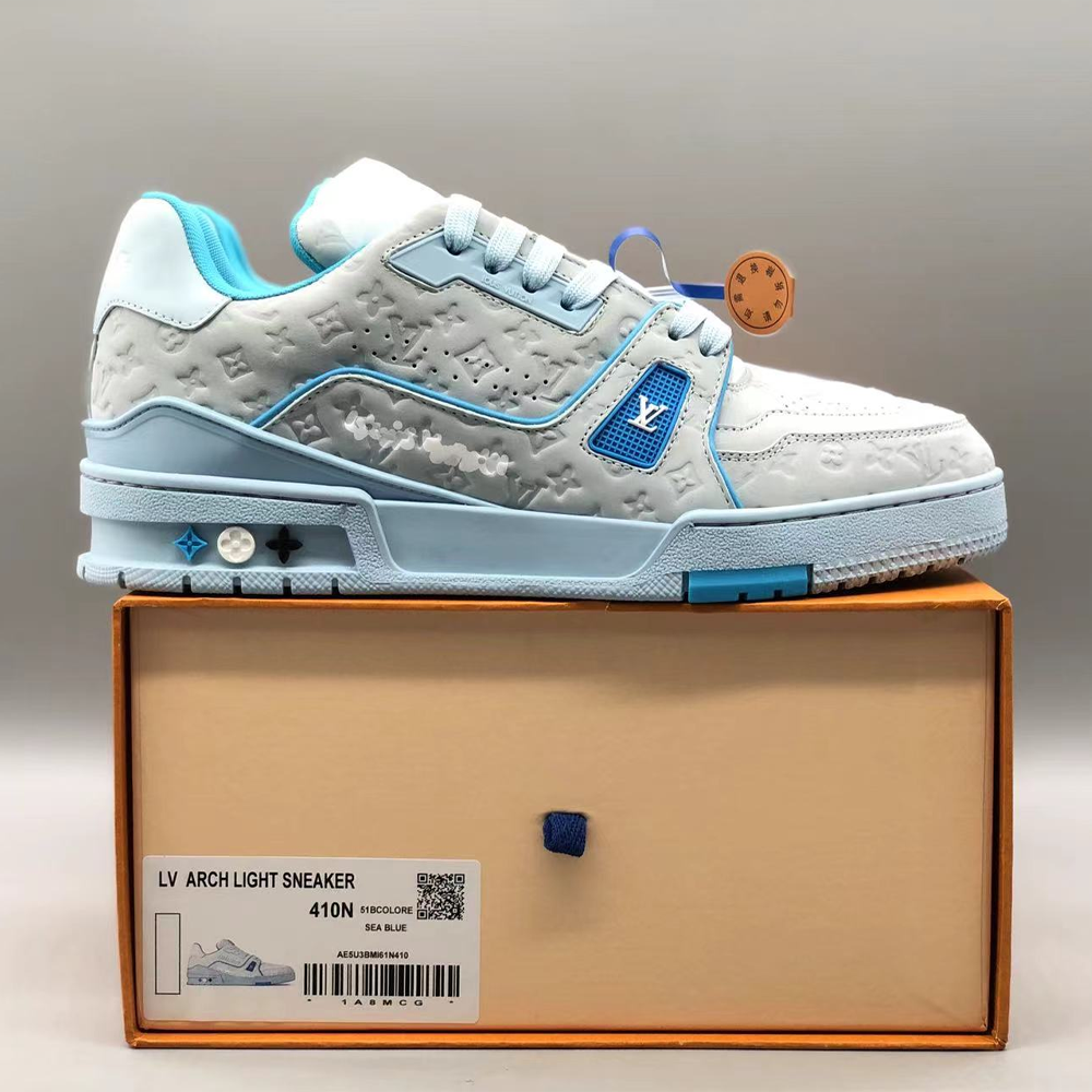 루이비통 2024 모노그램 타일러 블루 컬러 LV 스니커즈