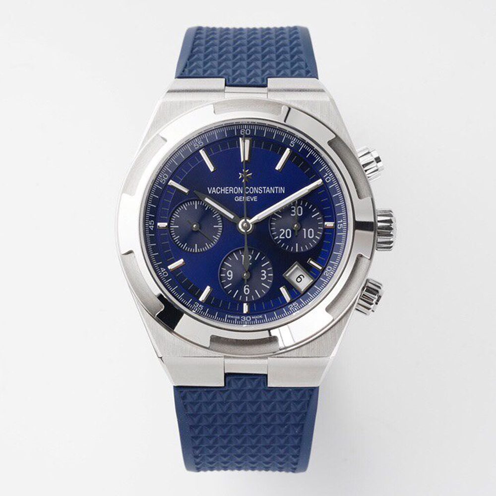바쉐론 콘스탄틴 오버시즈 크로노그래프 블루 다이얼 42mm 5500V/110A-B148