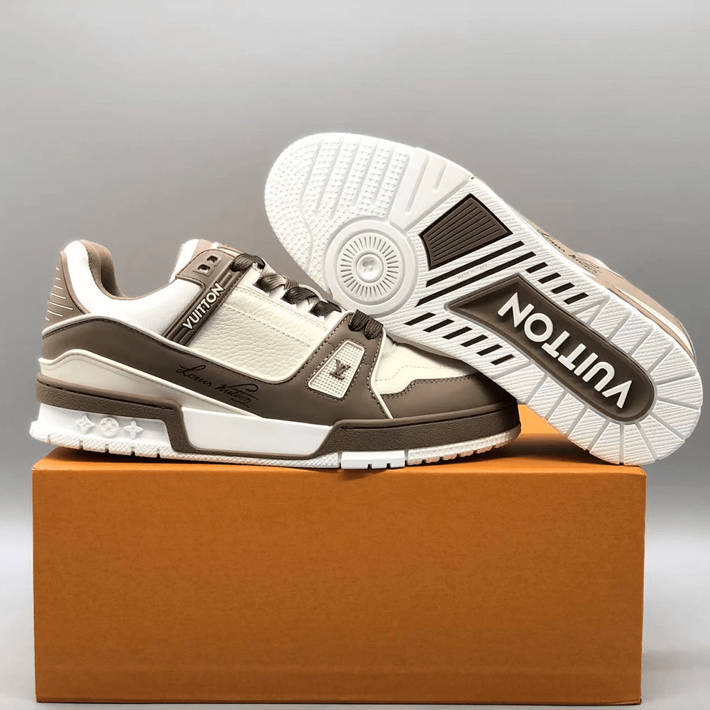 루이비통 x 타일러 더 크리에이터 트레이너 화이트 모카