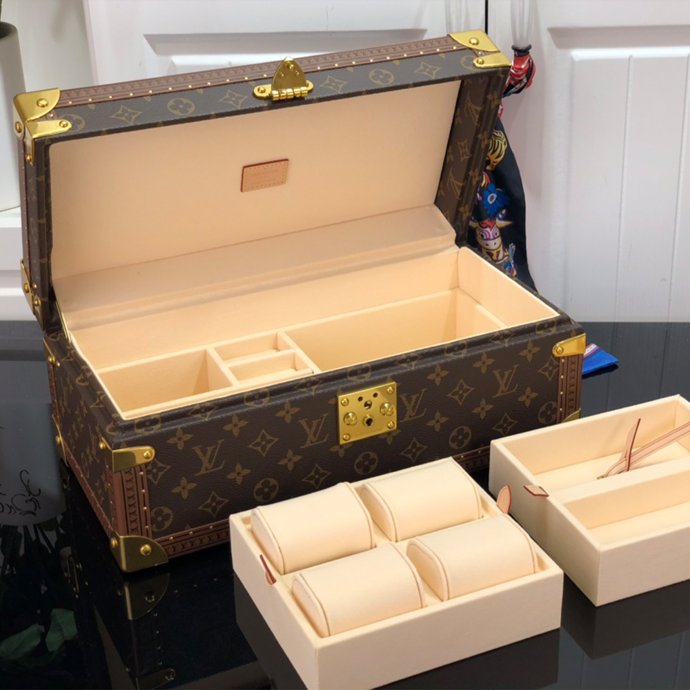 루이비통 코프레 악세수아 모노그램 시계 보관함 브라운 M20209