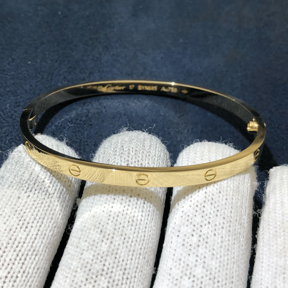 까르띠에 러브 브레이슬릿 스몰 옐로우 골드 18K
