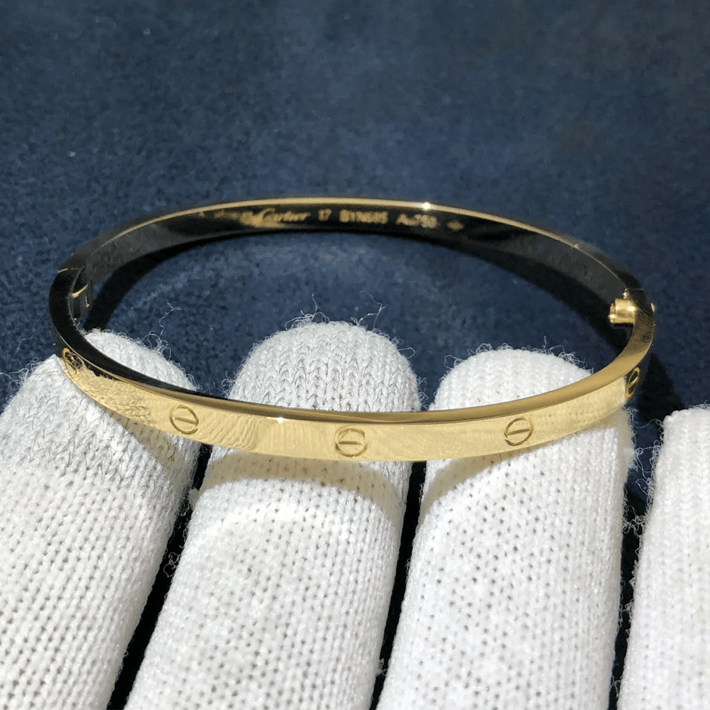 까르띠에 러브 브레이슬릿 스몰 옐로우 골드 18K