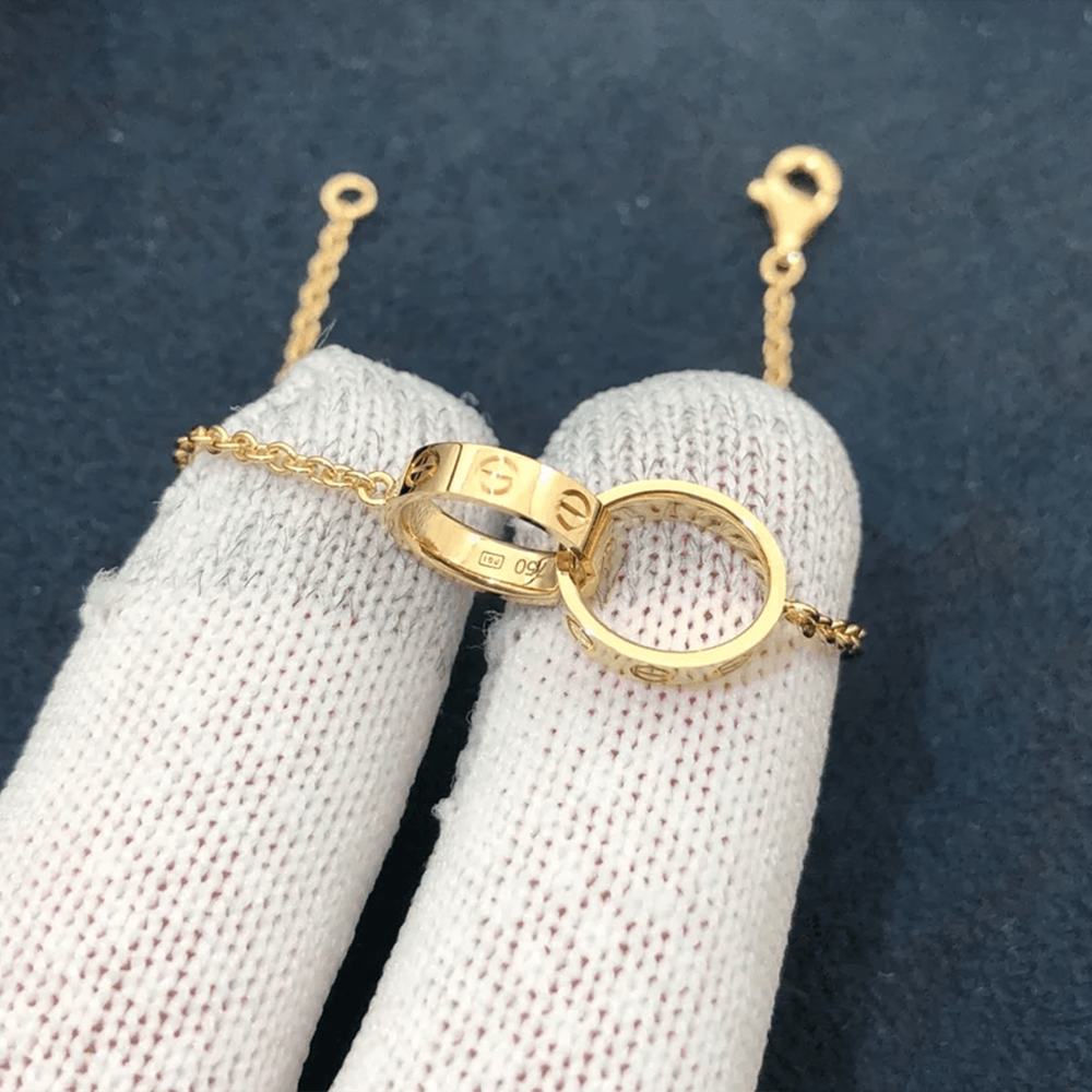 까르띠에 LOVE 네크리스 옐로우 골드 18K