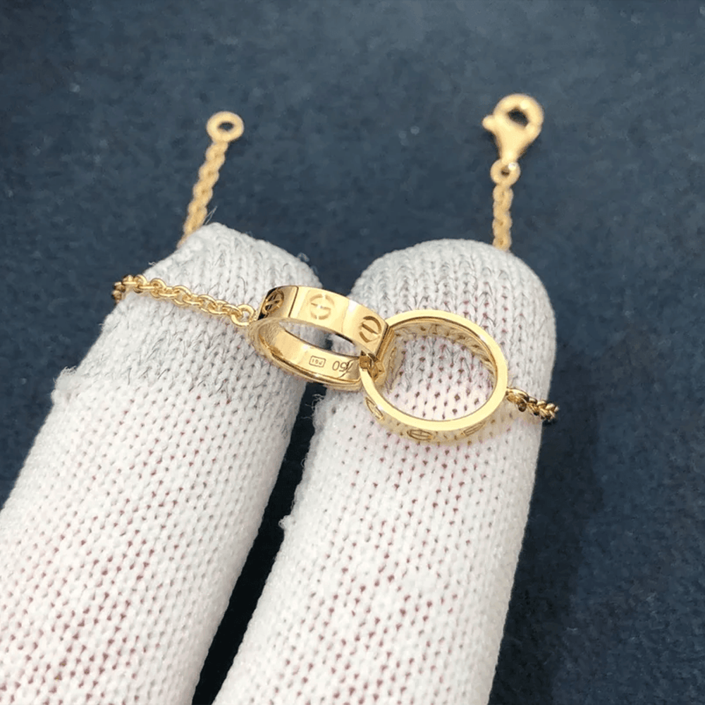 까르띠에 LOVE 네크리스 옐로우 골드 18K