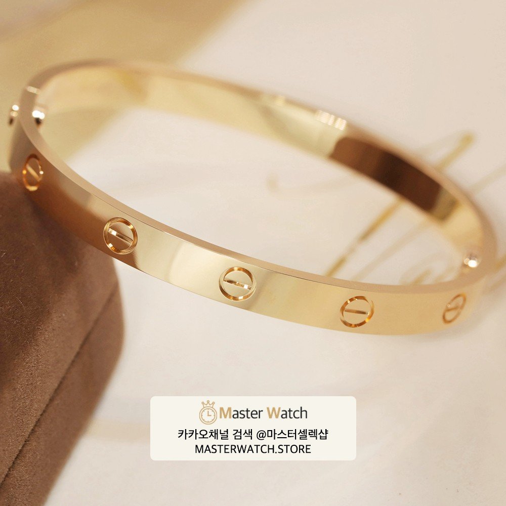 까르띠에 러브 브레이슬릿 옐로우 골드 18K