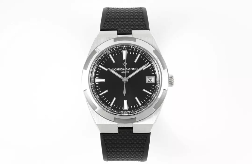 바쉐론 콘스탄틴 오버시스 블랙 다이얼 러버 스트랩 41mm 4500V/110A-B483