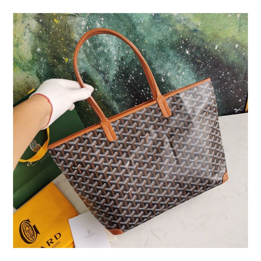 고야드 생루이 토트백 블랙텐