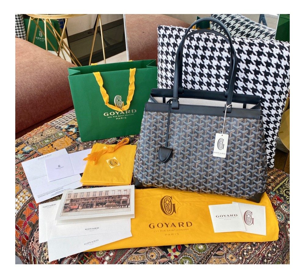 고야드 벨샤스 토트백 블랙