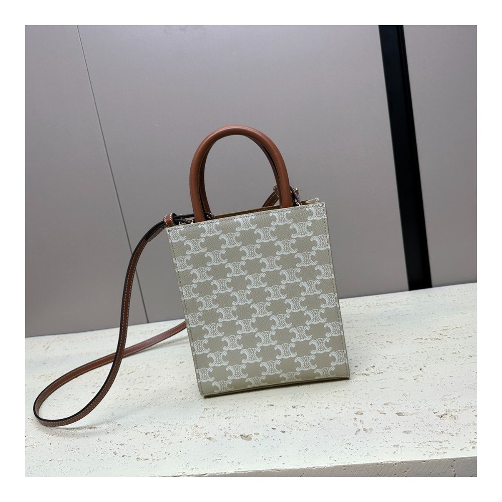 셀린느 CELINE MINI TOTE CABAS TRIOMPHE 미니 토트 백 숄더 백 194372