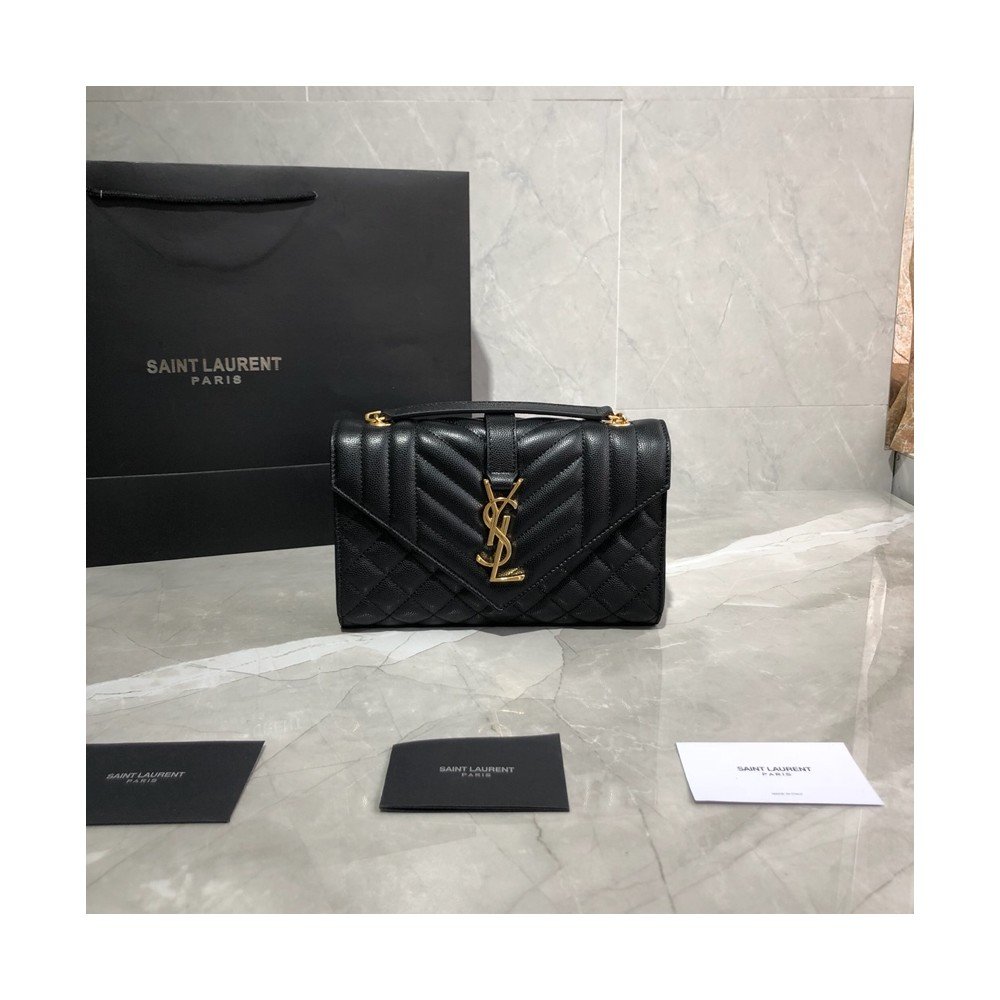 생로랑 모노그램 엔벨로프 사첼백 스몰 금장