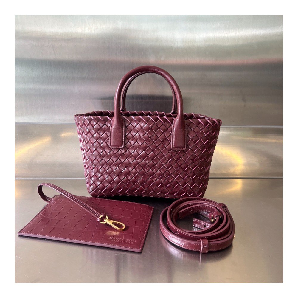 보테가베네타 Mini Cabat 바스켓 백 토트 백 크로스 백 숄더 백 717712