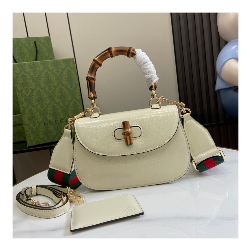 구찌 Gucci Bamboo 1947 스몰 여성용 크로스백 토트백 675797