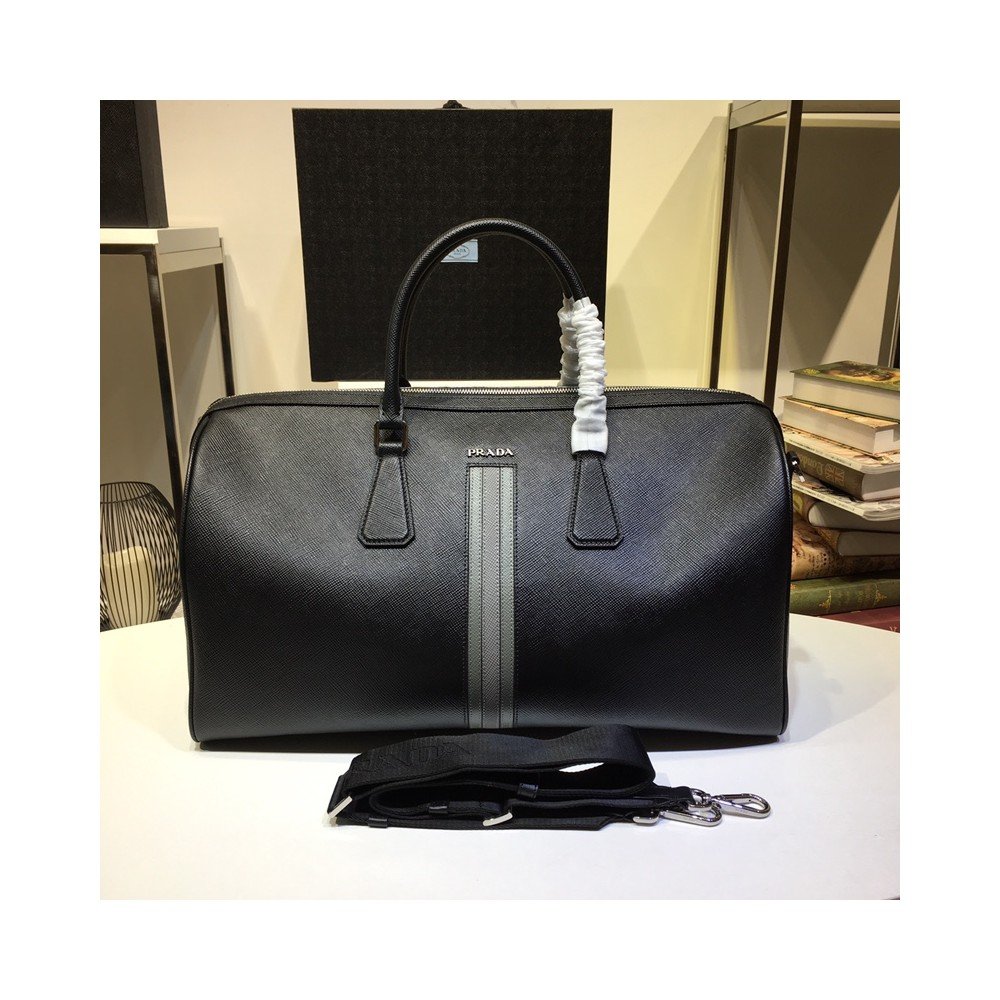 프라다 사피아노 라인 보스턴백 토트백