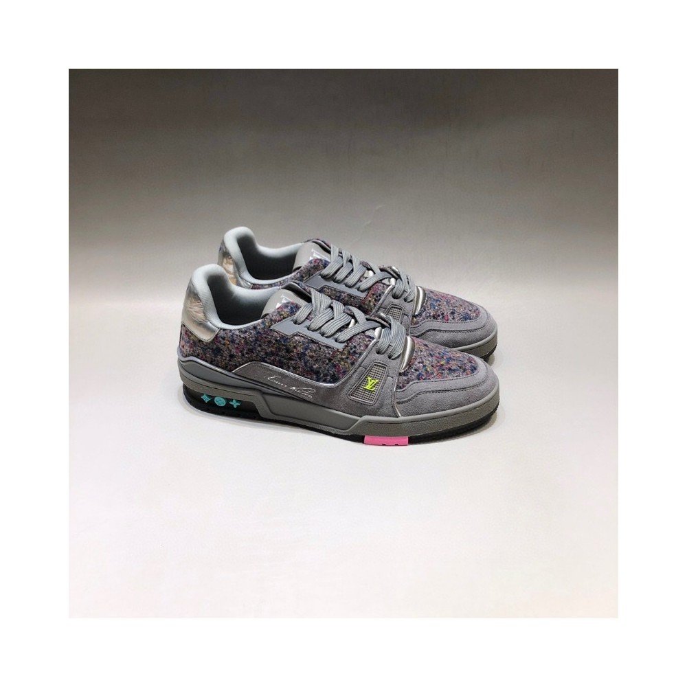 루이비통 트레이너 남녀공용 신발 운동화 스니커즈