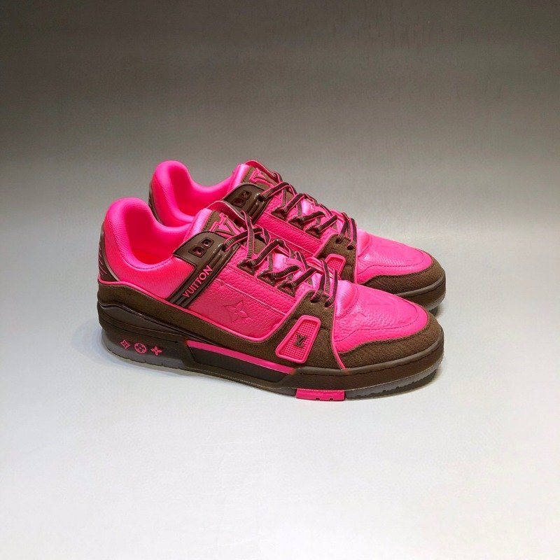 루이비통 트레이너 남녀공용 신발 운동화 스니커즈