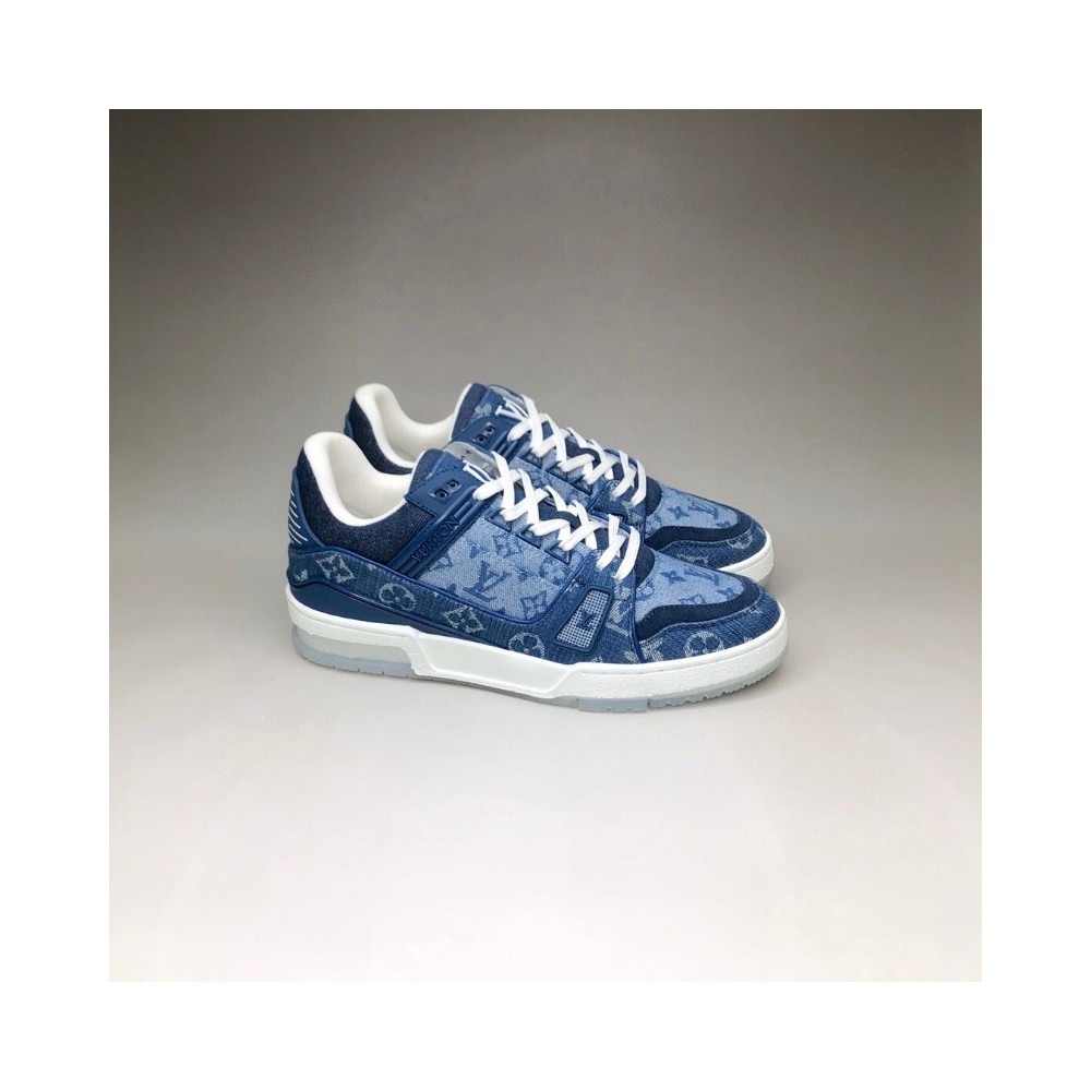 루이비통 트레이너 남녀공용 신발 운동화 스니커즈