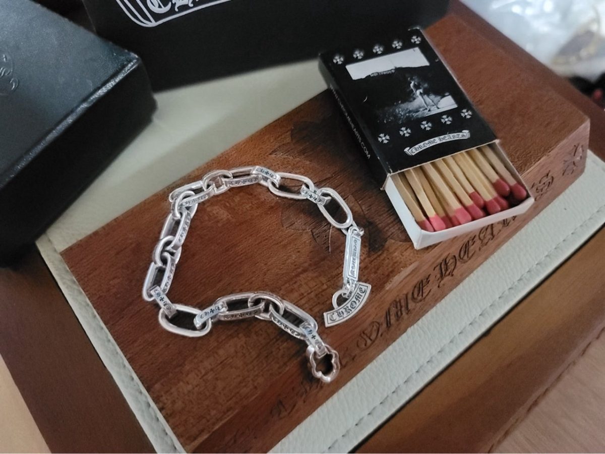 Chrome Hearts 크롬하츠 페이퍼 E체인 팔찌