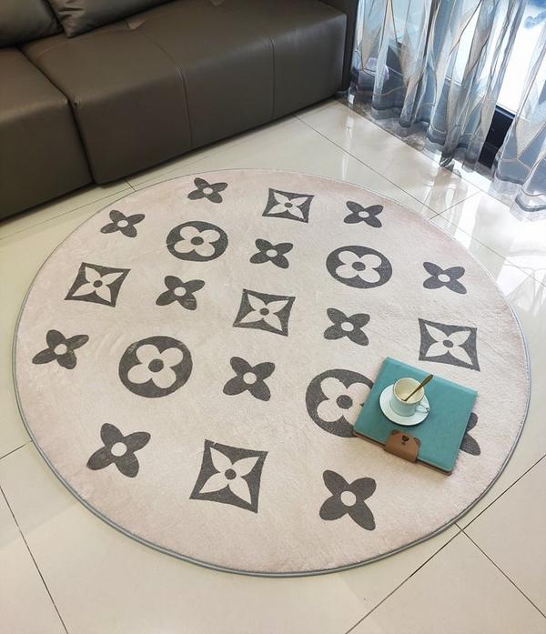 캐시미어 원형 카펫 러그