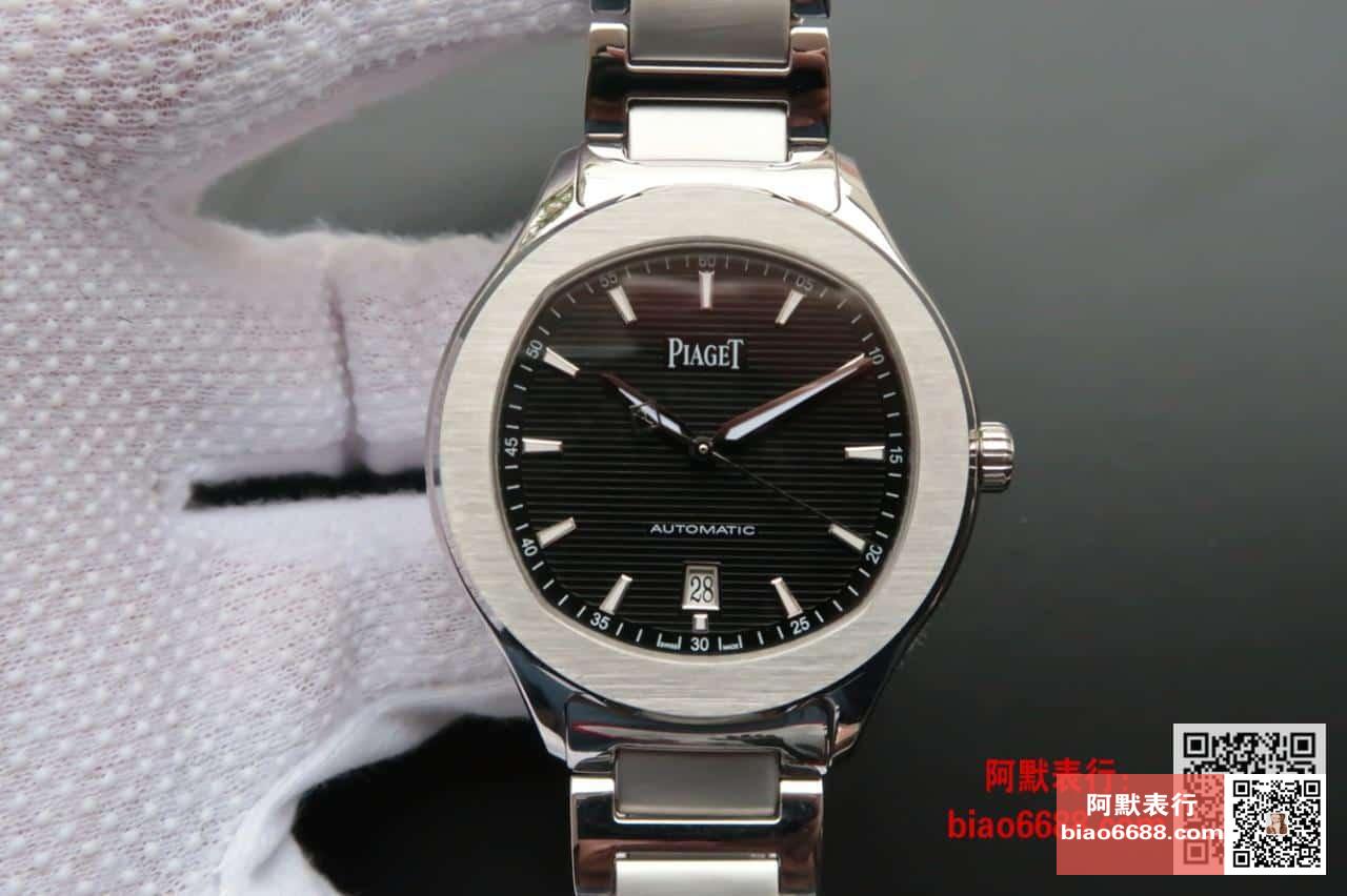 피아제 POLO 데이트 블랙 다이얼 SS 브레이슬릿 42mm G0A41003