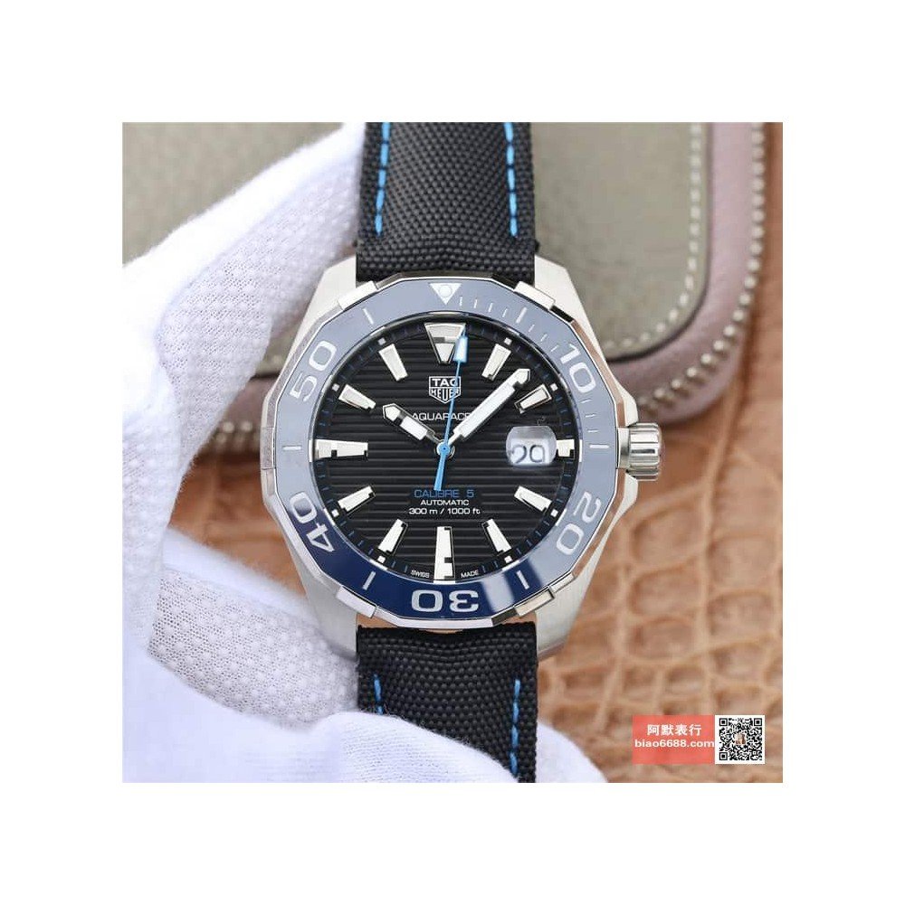 태그호이어 아쿠아레이서 세라믹 베젤 다이빙 워치 41mm WAY211B.FC6363